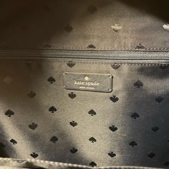 NWOT Kate Spade Dark Blue Daisy Nylon Karissa Backpack - Picture 10 of 12